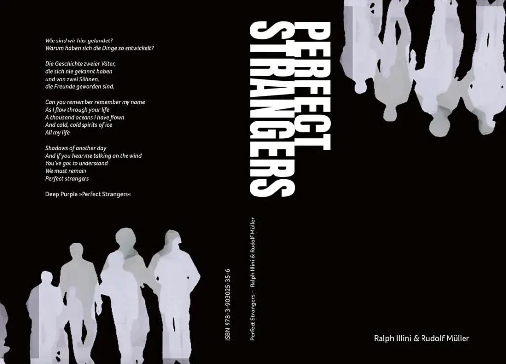 Aufgeklapptes Buchcover 