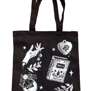 Tote Bag Occult, schwarz